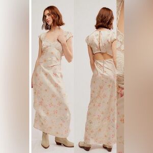 Free People Butterfly Babe Midi Dress XS NWT